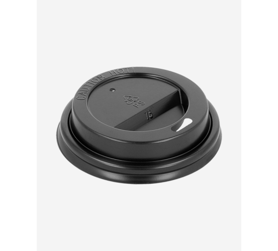 205.06 Coperchio alto per bicchieri 180ml nero ps (1000PZ)